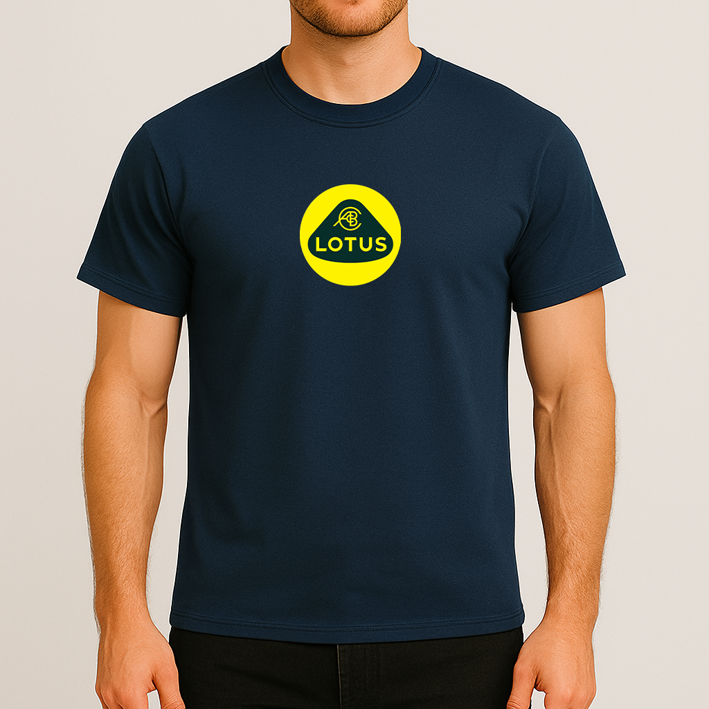 Men’s Lotus Car Cotton T-Shirt